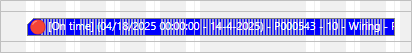 A blue and white barcode with white numbers

AI-generated content may be incorrect.