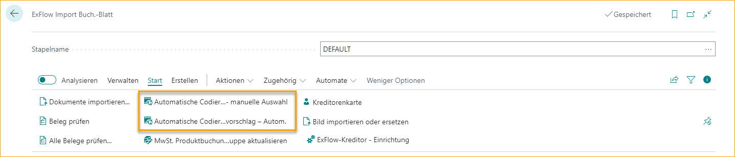 ExFlow Import-Journal