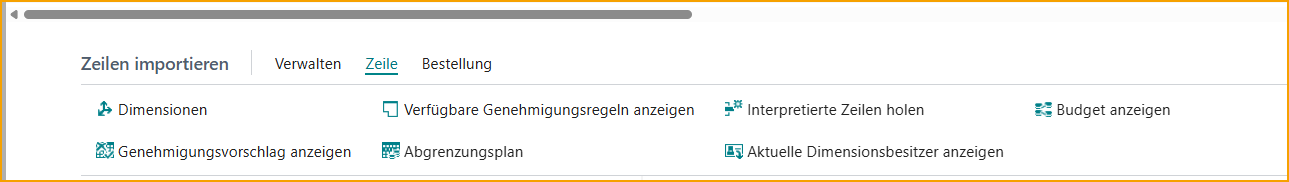ExFlow Import-Journal -- Importzeilen