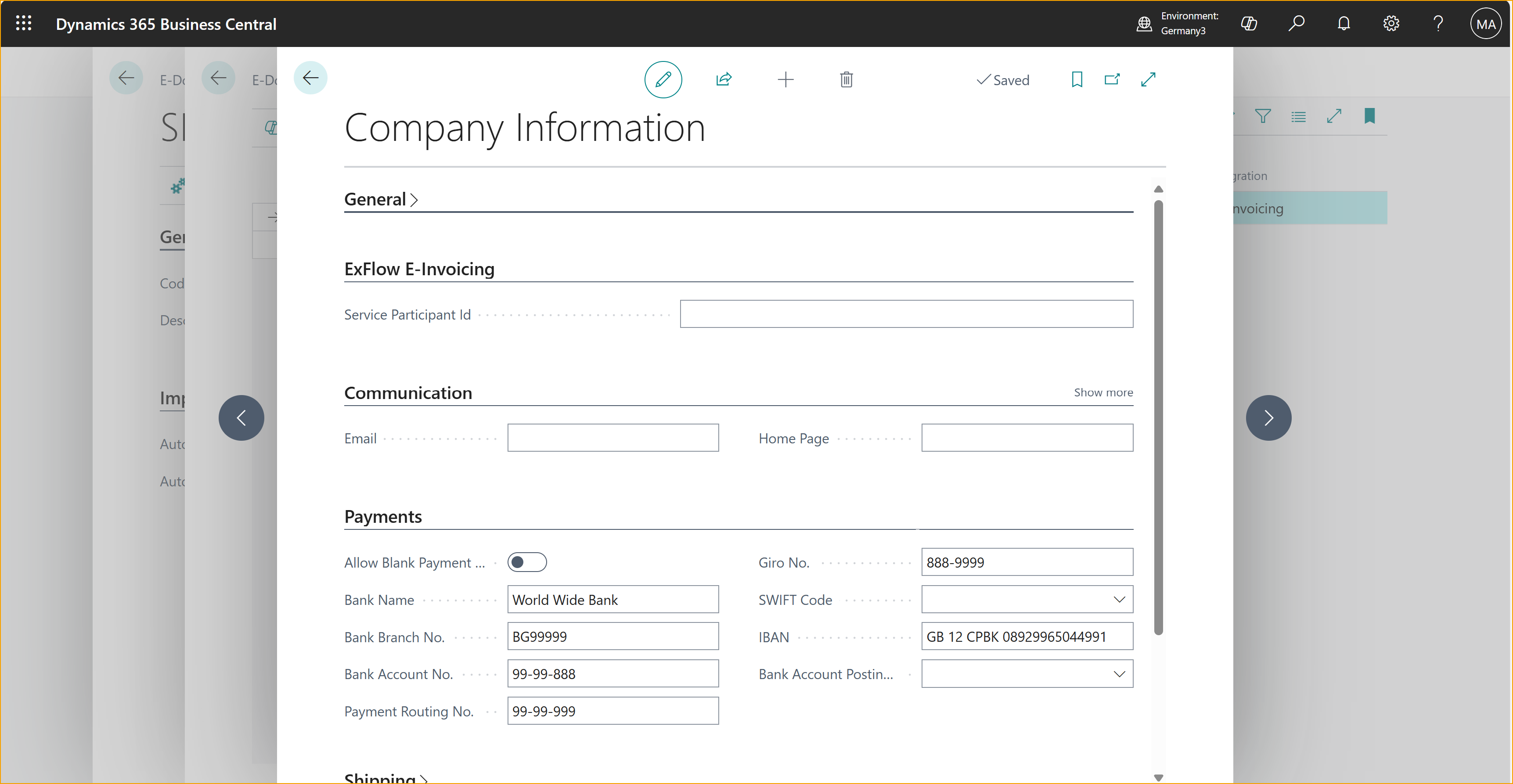 ExFlow e-Invoicing Connector