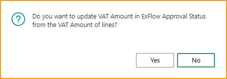 Purchase Invoice or Credit Memo Card - Update VAT Amount