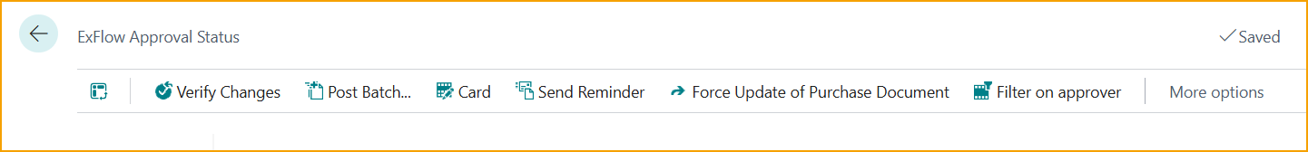 Approval Status - Verify Changes