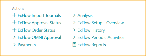 ExFlow Approval Status