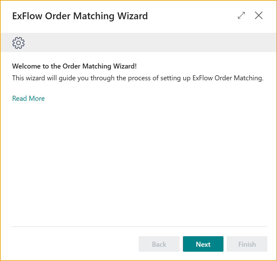 Order Matching Wizard - Search