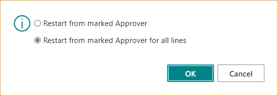 Restart Approval Process